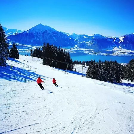 Idyllic Farm Cabin With Scenic Views And Concierge By Swisshut * Sigriswil